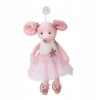 Pluszowa Miękka Myszka w Spódnicy Tiulowej z Błyszczącymi Dodatkami