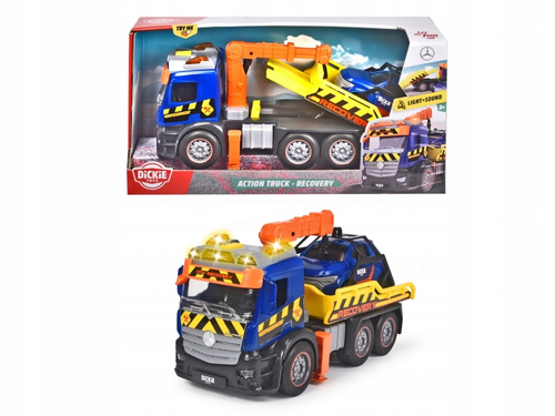 Ciężarówka Toys Mercedes Laweta Z Podnośnikiem