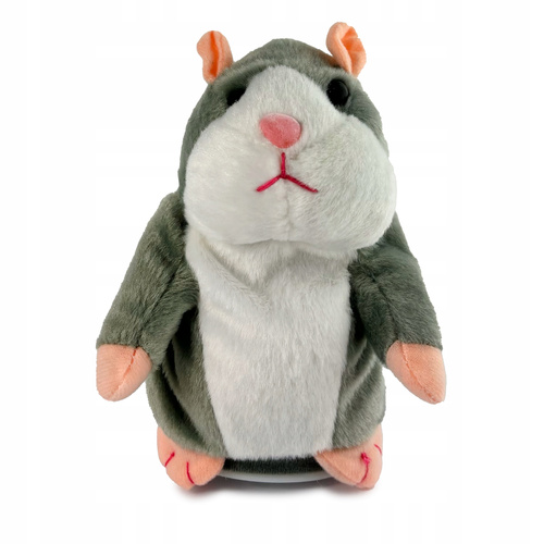 ZABAWKA GADAJĄCA INTERAKTYWNA POWTARZAJĄCA CHOMIK RUSZAJĄCY GŁOWĄ