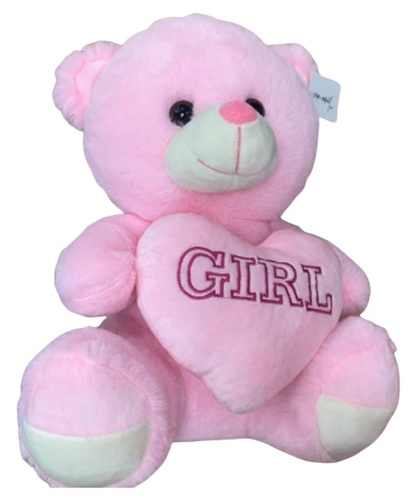 PLUSZ MIŚ RÓŻOWY Z SERDUSZKIEM GIRL, pak 70 
zabawka pluszowa 35 cm,