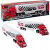 Auto Ciężarówka Racing Team Model Metalowy Auto-Truck