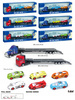 Ciężarówka Laweta Metalowa 1:64 Transporter Aut Sportowych Truck Auta