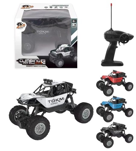 AUTO NA RADIO CLIMBING OFF-ROAD TOKM AKUMULATOR, pak 36,
mix trzech kolorów, w zestawie kontroler, USB,
wymiary auta: 12 x 13 x 21 cm
wymiary pudełka: 19,5 x 14,5 x 24,5 cm