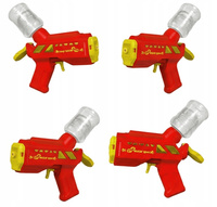 Pistolet Na Wodę Mały Z Magazynkiem 350 ML Czerwono Żółty