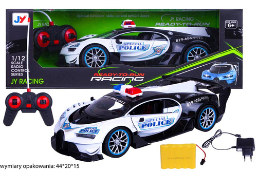 AUTO NA RADIO POLICYJNE ZE ŚWIATŁEM PAK 24,12
wymiary opakowania: 44*20*15
wymiary kartonu: 89*43*93