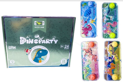 GRA WODNA ZRĘCZNOŚCIOWA ANTYSTRESOWA KONSOLA DUŻA DLA DZIECI DINOZAURY