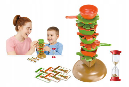 Gra Zręcznościowa Układanie Wieży Z Naczyń Gra Na Czas Presja Czasu