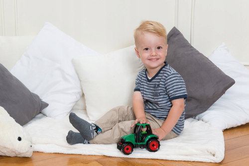 Auto Trucks Lena Samochód Zielony Traktor Z Figurką Kierowcy Dla Dzieci