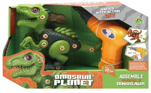 Dinozaur DO skręcania rozkręcania Zestaw wkrętarka