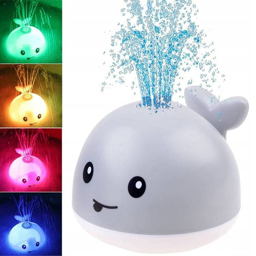 Norimpex Fontanna Tryskająca wodą Wieloryb do Kąpieli do Wanny Świeciąca