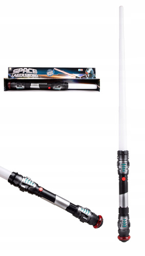 Miecz Świelny Rozsuwany Space Laser Z Wibracjami