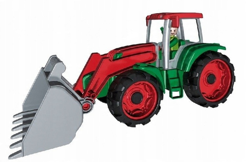 Auto Spychacz Pojazd Zabawkowy Dla Dzieci Z Podnoczonym Ramieniem 34Cm Lena