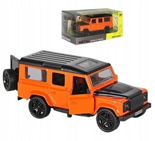 Auto Metalowe Jeep Z Kołem Zapasowym Z Efektami Dźwiękowymi Świetlnymi