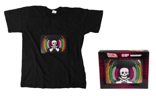 KOSZULKA MUZYCZNA CZASZKA Z GITARAMI