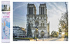 Diamentowa Mozaika Haft Katedra Notre Dame De Paris Z Choinką 30x40 Cm