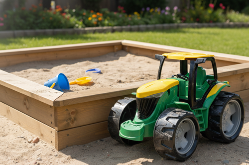 Traktor Duży Model W Kolorze Zielono Żółtym Do Zabawy 48 Cm