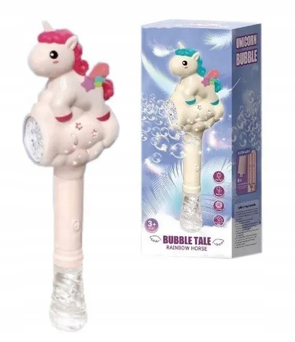 Aparat Pistolet Do Baniek W Kształcie Jednorożca Różdżka Wytwarzający Bańki