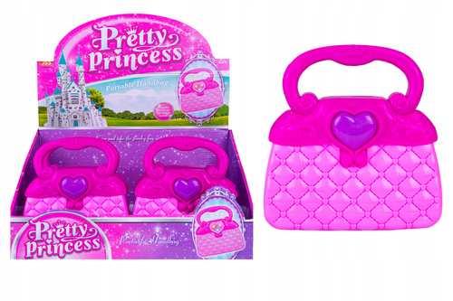 TOREBKA Dla dziewczynki KUFEREK Świecące SERCE