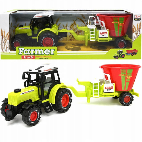 Traktor Z Siewnikiem Maszyną Rolniczą Farmer