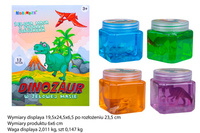 MASA ŻELOWA  Z DINOZAUREM T-REX SŁOICZEK  *12 BOX  /144 
Wymiary displaya 19,5x24,5x6,5 po rozłożeniu 23,5 cm
Wymiary produktu 6x6 cm
Waga displaya 2,011 kg, szt 0,147 kg