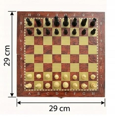 Szachy Warcaby Backgammon Gra Podróżna Zręcznościowa Strategiczna 3w 1