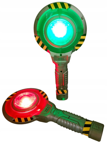 Lizak Policyjny Ze Światłem i Dźwiękiem 3 Tryby Świecenia Dla Dzieci