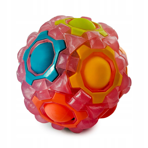 PIŁKA DO MASAŻU ĆWICZEŃ RELAKSUJĄCA ROLLER MASAŻER FLUORESTENCYJNA