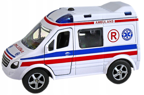 Samochód Hipo Autko Mini Van Uprzywilejowany Zestaw 3 Auta