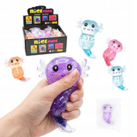 Gniotek Aksolotl Nice Cube Sensoryczny Antystresowy Kolorowy dla Dzieci