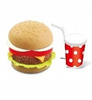 Zestaw Do Zabawy I Składania Burger Fast Food Zabawka Jedzenie Dla Dzieci