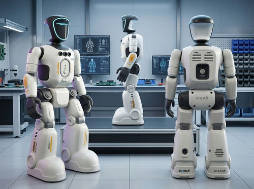 Robot Interaktywny Sondr Smart Mech Chodzący Rozpoznający Gesty Śpiewający