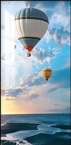 Diamentowa Mozaika Haft Diamentowy Balony 80x40cm