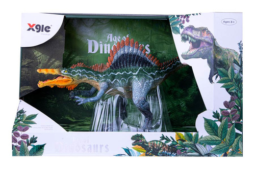DINOZAUR SPINOSAURUS 32 CM RUCHOME ŁAPY, SZCZĘKA KARTON XGLE  /24/12
Dł 35 cm Sz 34 cm W 22 cm 
Waga : 625 g
