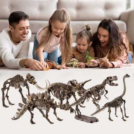 Skamielina Dinozaura T-Rex Do Odkrycia Przez Małych Archeologów Dla Dzieci