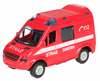 Straż Pożarna Auto Pojazd Strażacki Metalowy 8 Cm Mini Van