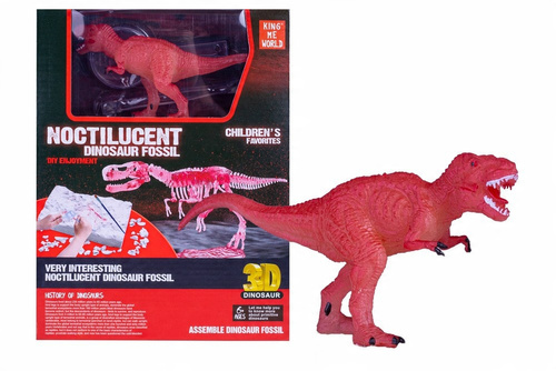 Skamielina Fluor Dinozaur Szkielet Tyranozaurus