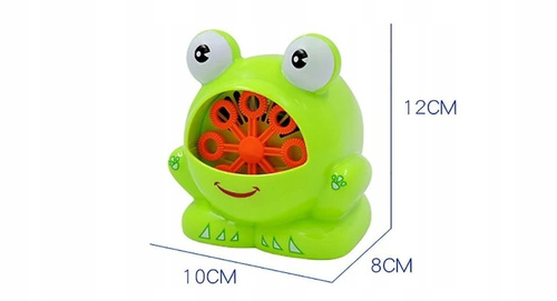 Pistolet Do Baniek Automatyczny Żaba Duża Ilość Baniek Maszynka Do Baniek