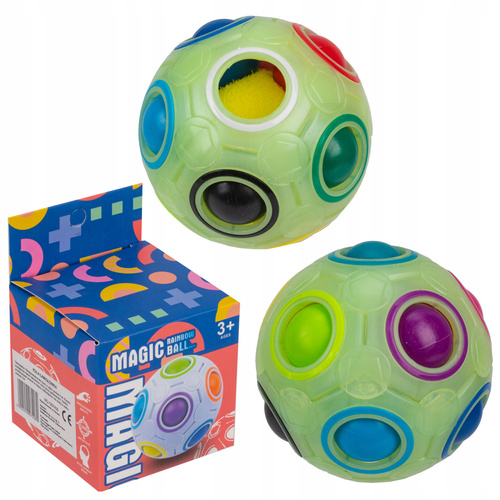KULA LOGICZNA ANTYSTRESOWA SPINNER ŁAMIGŁÓWKA NORIMPEX CUBE MAGIC BALL