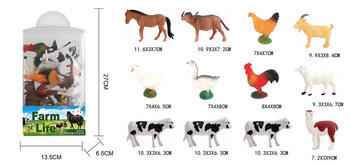 ZWIERZĘTA DOMOWE *12 SZT. FARM LITE PLEKSA Z ZAWIESZKĄ  PAK 72/36