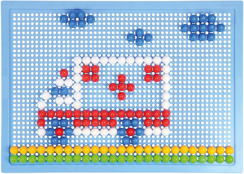 Lena Układanka Mozaika Do Układania Guziczkowa Różowa