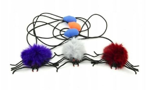 Skaczący Pajączek Na Sznurku Zabawka Z Pompką