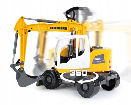 Lena Worxx Koparka Pojazd Budowlany Liebherr 48 Cm Ruchoma Łyżka