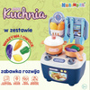 Mini Kuchnia Garnki Kuchenka Podróżna + Warzywa