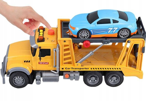 Truck Auto Laweta Z Samochodem Ruchome Elementy Efekty Dźwi/Świetlne