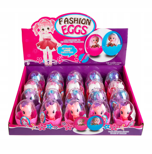 Magiczny Kucyk Z Grzebieniem W Jajku Różne Kolory Dla Dzieci