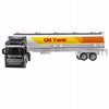 Auto Cysterna Biała Długa 37cm Model Metalowa Kabina Auto-Truck