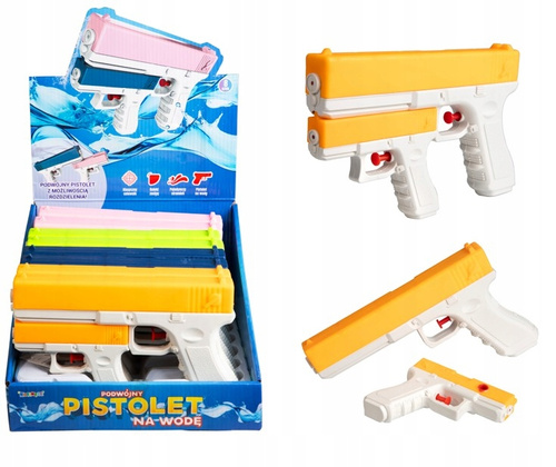 Pistolet Na Wodę Glock Z Podwieszanym Małym Pistoletem 2 w 1 Wodna Bitwa