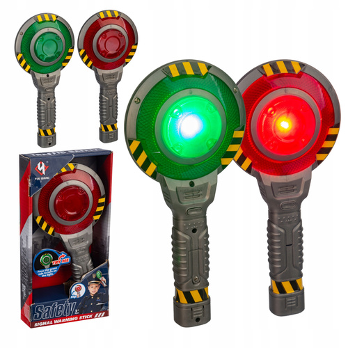 Lizak Policyjny Ze Światłem i Dźwiękiem 3 Tryby Świecenia Dla Dzieci