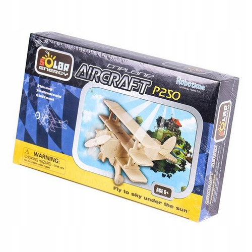 DREW.SKŁD. SAMOLOT TRZYPŁATOWIEC SOLAR  OP/50
Waga 0,142 kg