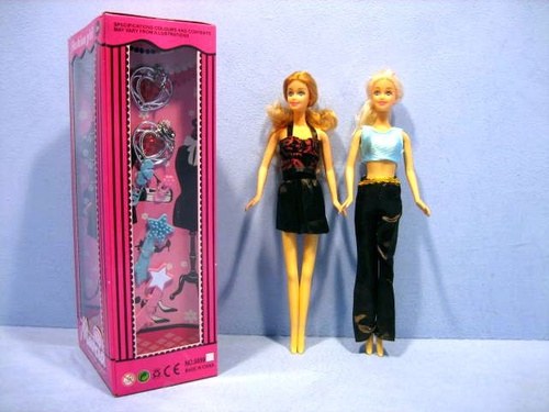 LALKA MARCIA * 2+ AKCESORIA Z CZTERECH STRON KARTON